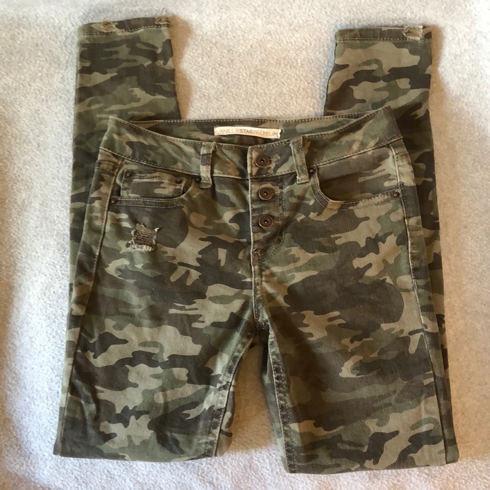 Camouflage Jeans** Girls 10
